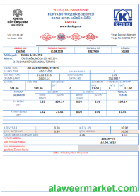 Turkey water utility business bill,  SCR